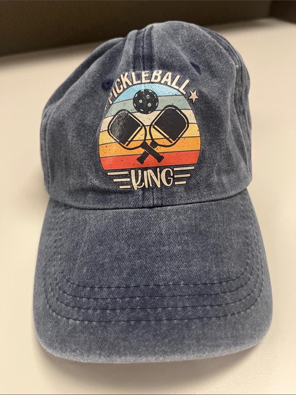 Source Unknown Denim Blue 'Pickleball King' Hat